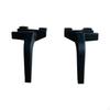 Aluminum Alloy Aperture Handle, Type 38 Casement Lock, Security Pull, Home & Commercial Light Gray