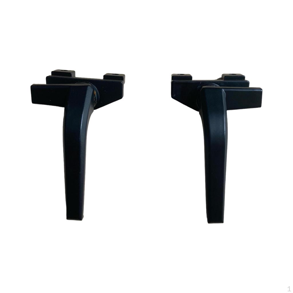 Aluminum Alloy Aperture Handle, Type 38 Casement Lock, Security Pull, Home & Commercial Light Gray