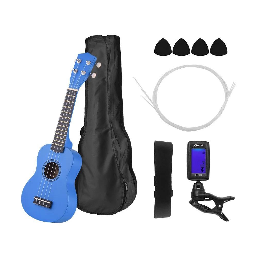 21-inch All-Linden Wood Ukulele with Full Accessories Set for Beginners