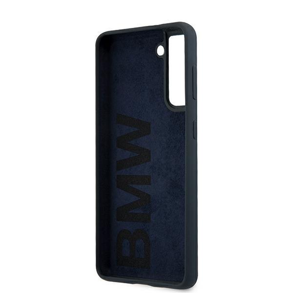 Etui Do Samsung Galaxy S21 Plus BMW Silicone Signature Granatowy