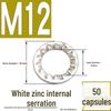 304 Stainless Steel External & Internal Tooth Lock Washer, Anti-Slip, Anti-Loosening, Size M6-M30