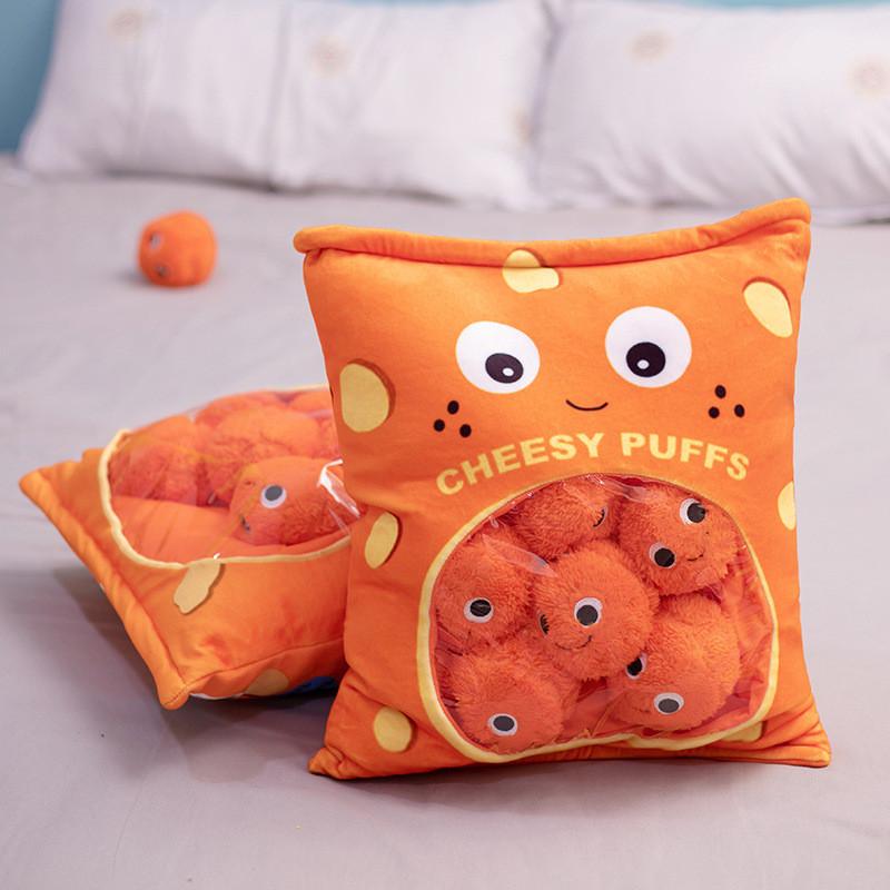 Morbido Peluche Gonfio a Forma di Snack con Imbottitura in Cotone PP per Ragazze Idea Regalo