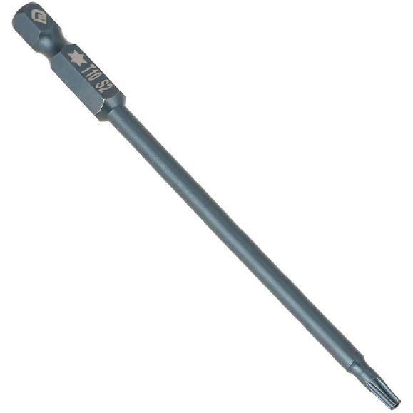 Hilitand 10pcs 100mm Long Torx Screwdriver Bits Set Alloy Steel 1/4" Hex Shank T10 Magnetic Security Star Head Screwdriver Bits (T 10)