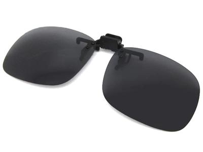 SQUARE POLARIZED SUNGLASS Square Polarized Polarized SMOKE [SPEED ADDICT] CLIP-UP (Clip-up Sunglasses)