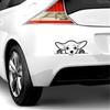 Lykx Cute Chihuahua Dog Car Sticker Exterior Accessories Vinyl Decals for Trucks Vans SUV Windows Walls Cups Laptops