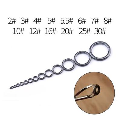 Fishing Rod Guide Ring Ceramic Wear Heat Conduction Repair Parts Tools