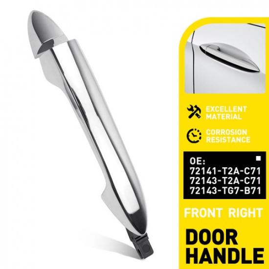 Exterior Outer Outside Door Handle For 2013-2017 Accord Honda Front Left Right