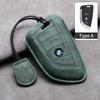 Car Key Case Cover Shell For BMW F20 F10 F20 F30 F80 X1 X3 X5 X6 X7 G20 G30 G01 G02 G05 G11 1 3 5 7 Series Leather Car Keychain