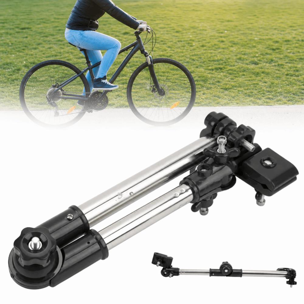 Stainless Steel Bicycle Umbrella Holder Adjustable Clamp Umbrella Holder Clamp  for Scooter