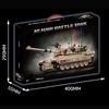 Military MOC 1002pcs M1 Abrams Main Battle Tank Model Kit Building Blocks Set Soldiers Figures Bricks Toys For Children Boy Gift