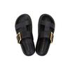 Hybrid Calfskin Stylish Sandal Women's Black 621830WHXZB1088