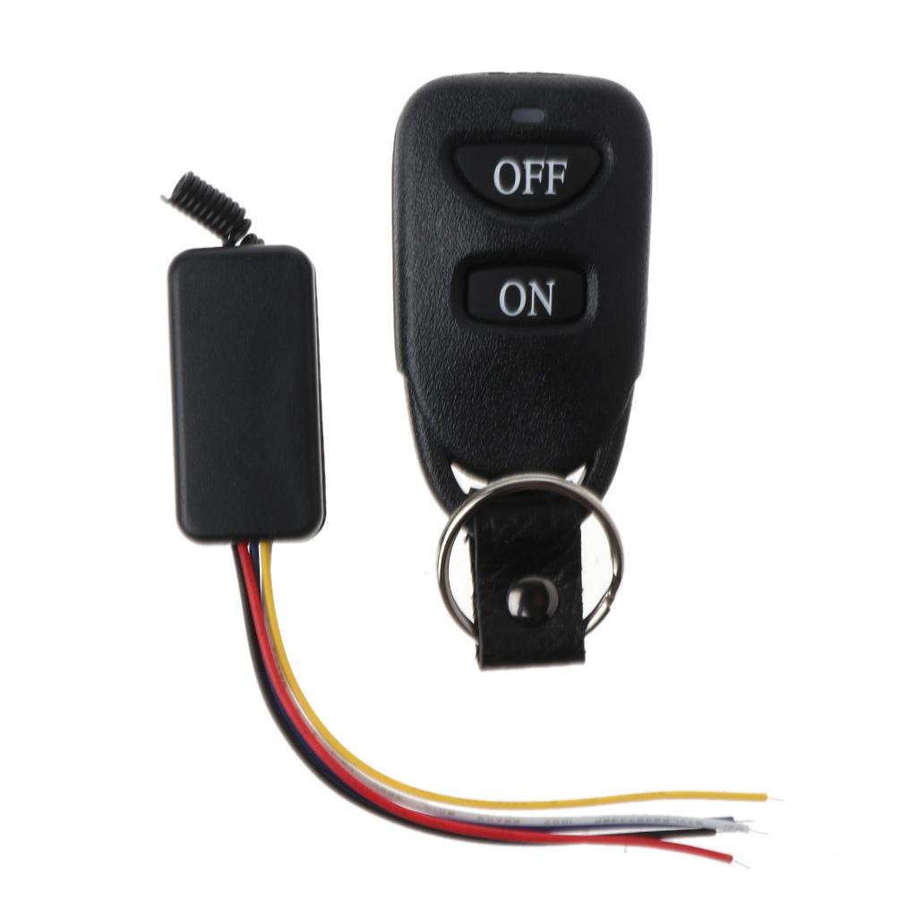 Remote Control 1CH Channel ON OFF Wireless RF Controller Transmitter 5V-12V Relay DIY Kits Module Board 2 Button