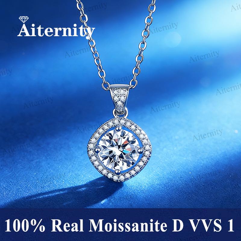 Promotion of Multiple 1.0 Carat Moissanite Windmill Pendants, Luxury Wedding 925 Silver Jewelry, Bride Diamond Necklace