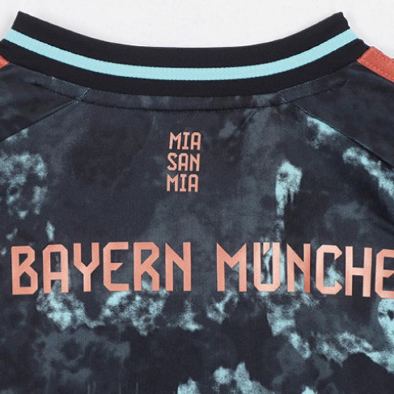 Adidas Junior Bayern Munich Away Short Sleeve Jersey 2024 25