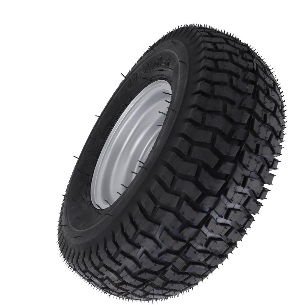 13x5.00-6 Wheel Tire with Rim Vacuum Tubeless Enhanced Traction Antislip All Terrain Tire for ATV Quad Go Kart Golf Cart Mini Bike