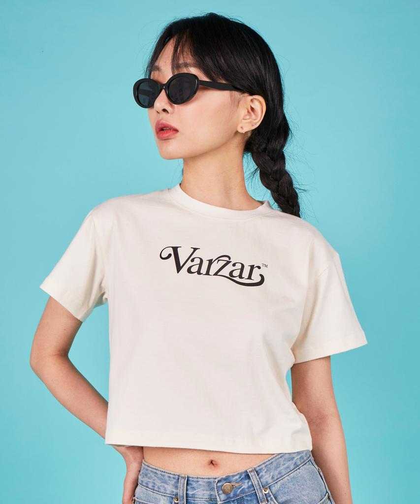 Bajal Leaf Vz Logo Crop Short Sleeve T-Shirt (4 Colors)