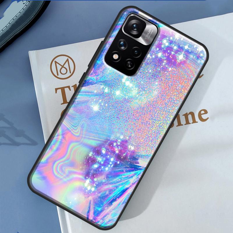 Holographic Iridescence Case For Redmi Note 12 11 Pro Cover For Redmi Note 10 8 9 Pro 10S 11S 9A 9C 12C 10A 10C