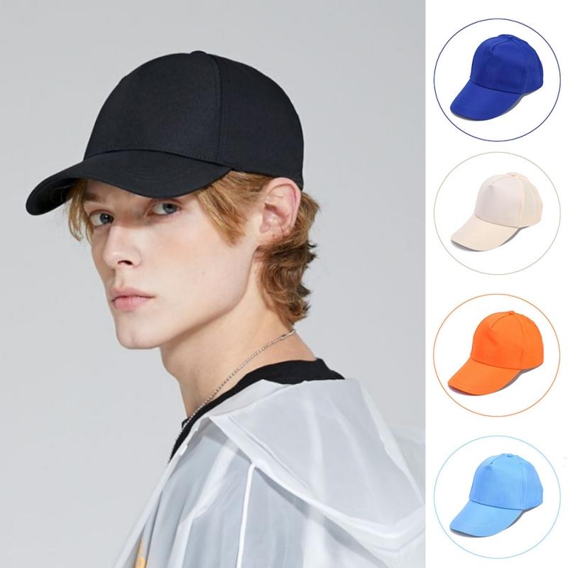 Unisex Peaked Cap Casual Plain Sport Baseball Hat Adjustable Soft Breathable Golf Sun Cap Casual Simple Hip Hop Sunshade Hats