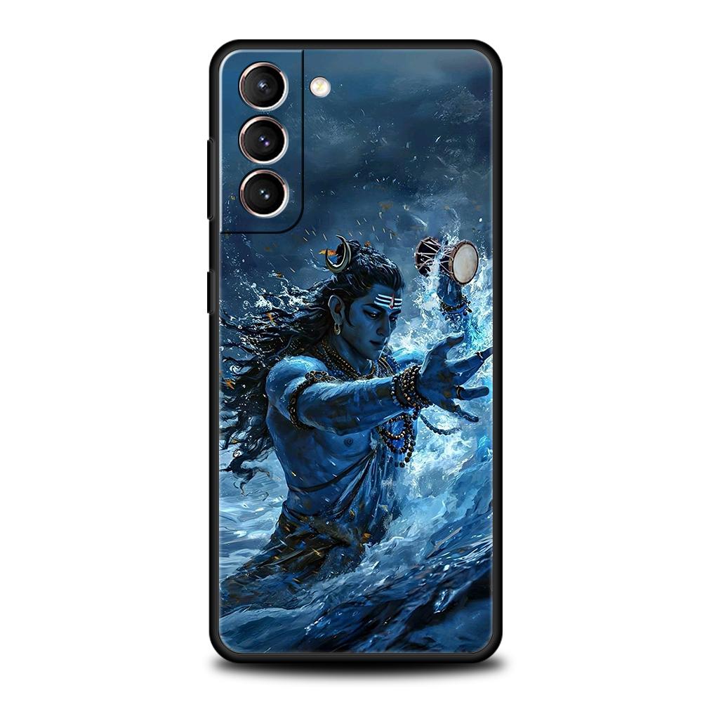 Lord Shiva Dio Indù Buddha India Custodia per Telefono Per Samsung Galaxy S25 S24 S23 S22 Ultra S20 S21 FE 5G S10 S9 Plus S10E Cover in TPU