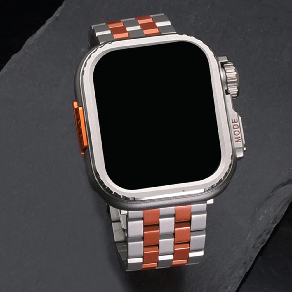 Stainless Steel Bracelet for Apple Watch Band Ultra 2 49mm Series 10 9 8 7 45mm 46mm Luxury Metal Strap for Iwatch 6 SE 5 4 44mm