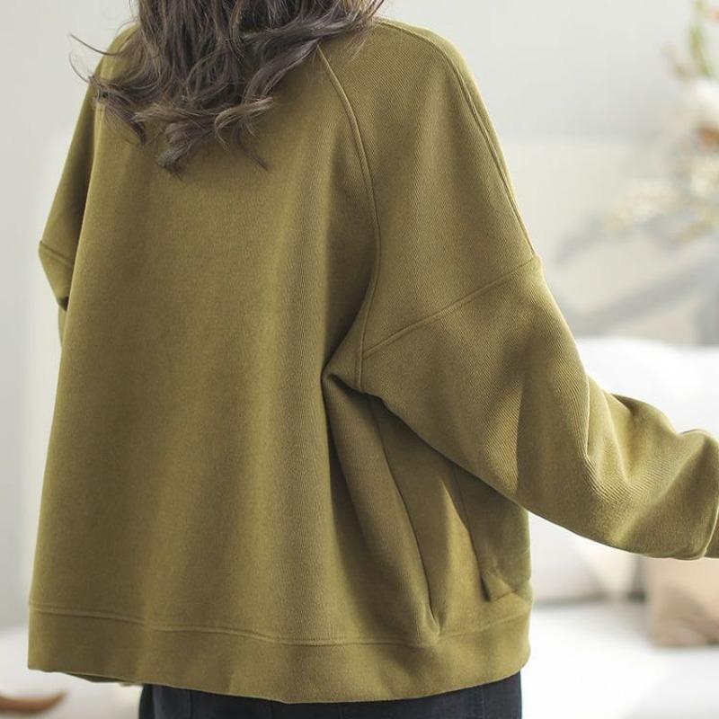 Coats for Women Jacket Oversize Winter Solid Color Thickened Velvet Windbreaker Loose Casual Coat