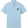 Schmal geschnittenes Polohemd mit geripptem Kragen und Logo für Herren Oberteile L1S152200010S0018V004A