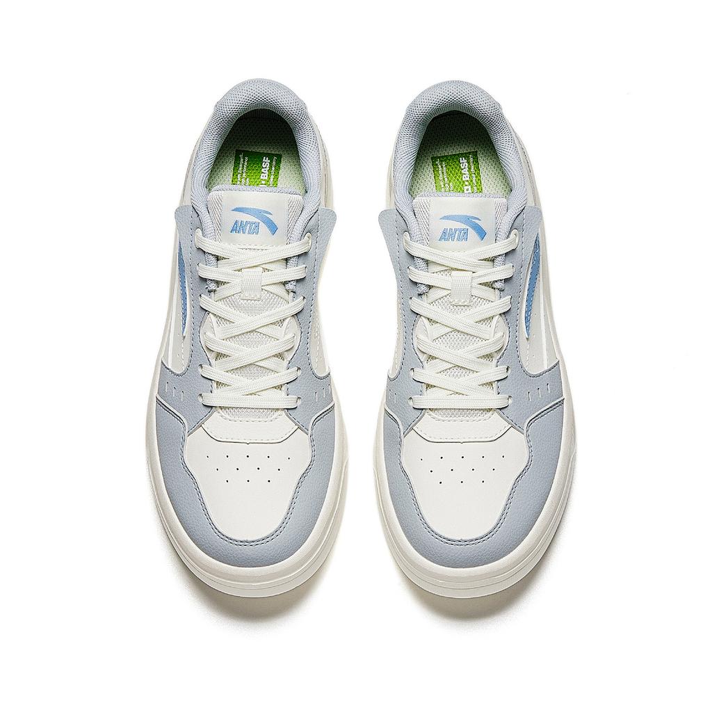 Anta Light Breeze 2 Trendy Fashion Simple Versatile Thick Sole Height Increasing Comfortable Shock Absorbing Wear Resistant Skate Shoes 922618018-4