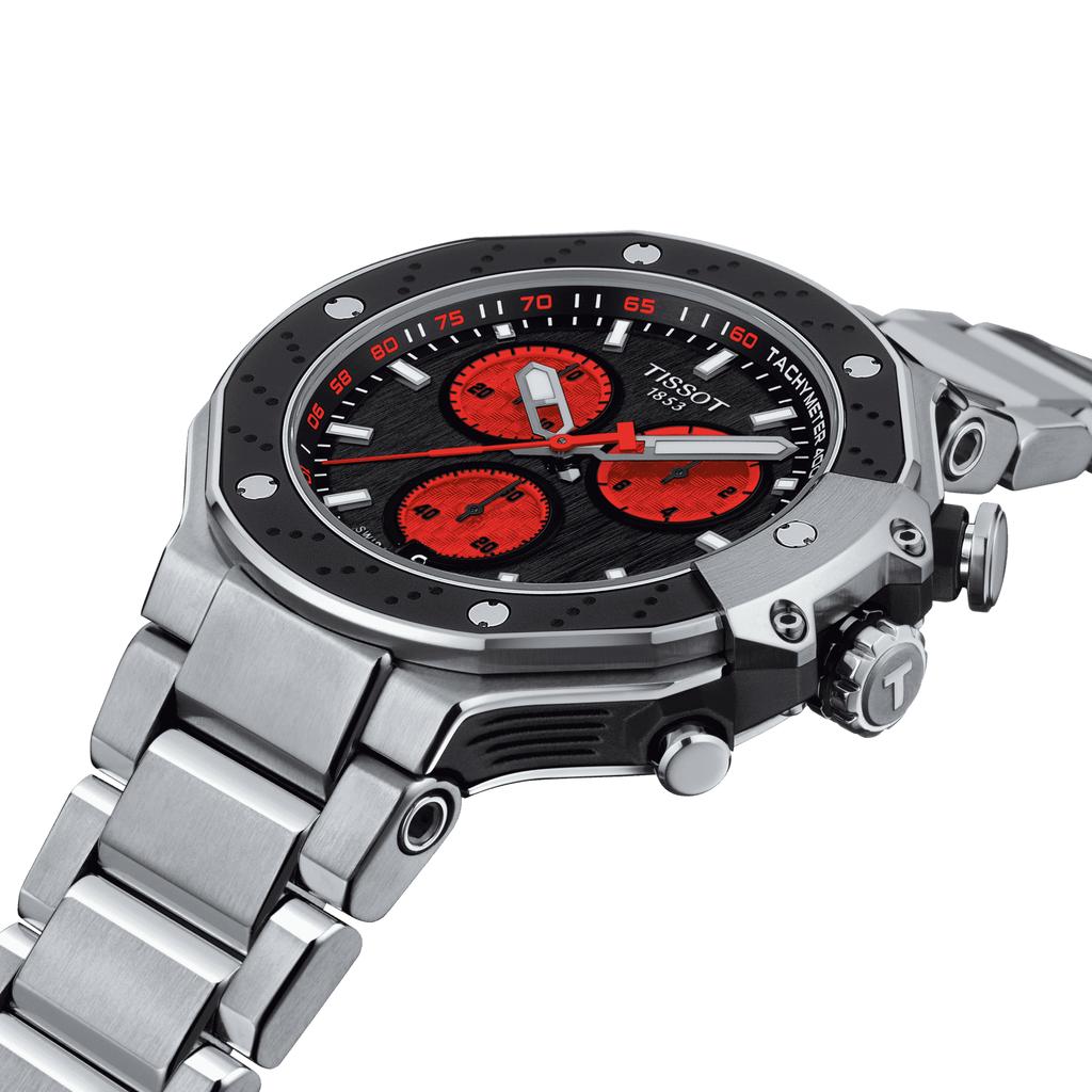 Tissot Stainless Steel black Dial Men's Fashion Watch T141.417.11.051.00