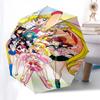 1pc Sailor Moon Umbrella Automatic Opening & Closing, Portable 3-Fold Design, 8-Bone Iron Frame, Outdoor Umbrella, Ideal Gift for Fans, Travelers, Dai