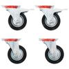 Day and Night - Day and Night Swivel Wheels 4 Units 100 Mm