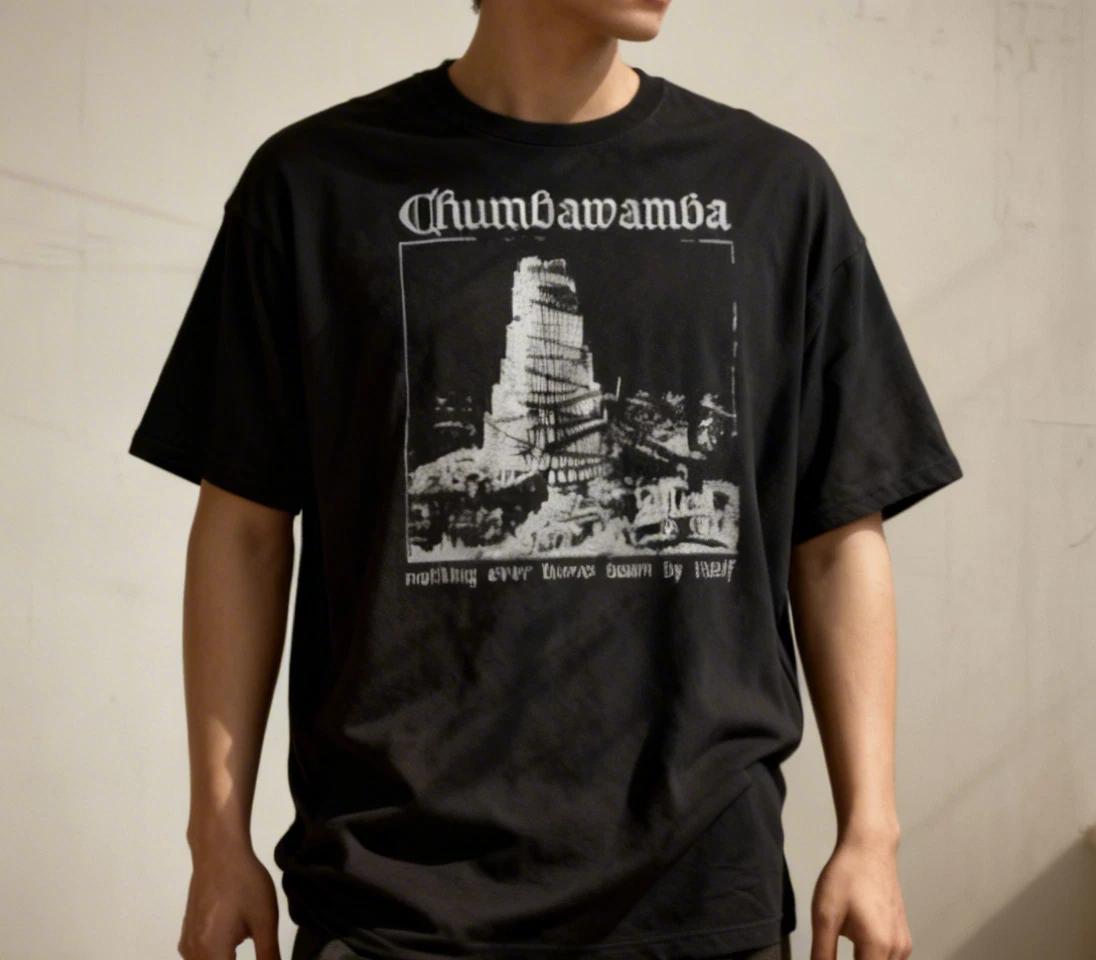 Chumbawamba Give The Anarchist A Cigarette T-Shirt Full Size S-5XL XL