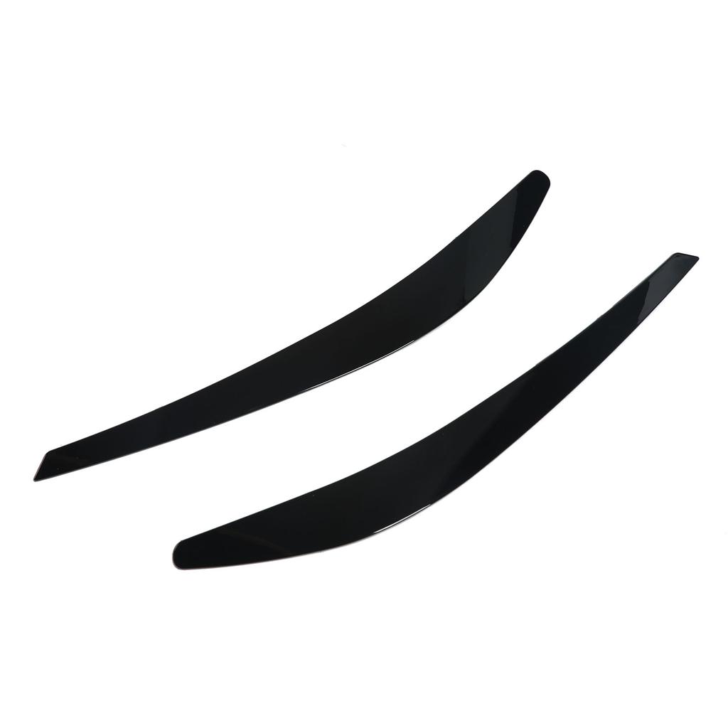 2pcs Headlight Eyebrow Eyelids Trim Decoration Replacement for VF I II 2013‑2017