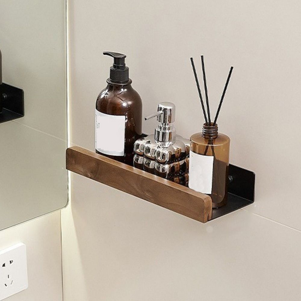 Punch-Free Bathroom Shelf Strong Load-bearing Capacity Toilet Shelves Kitchen