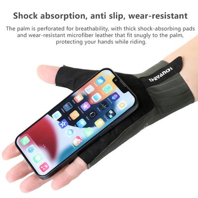 Guanti da Ciclismo Estivi Traspiranti a Mezza Dita Ultraleggeri per Bici da Strada Pad in Silicone Antiscivolo Attrezzatura Sportiva Rinfrescante