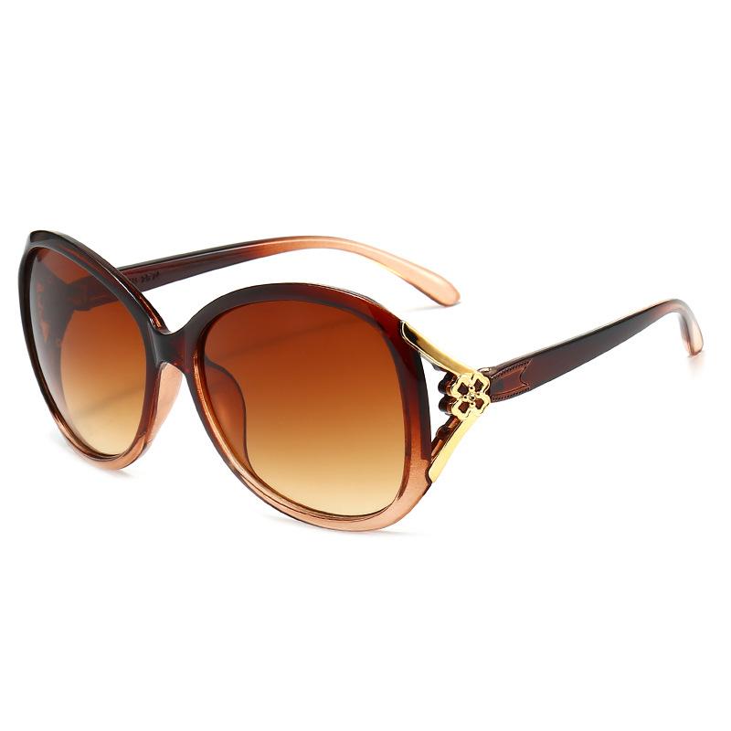 Four-Leaf Clover Sunglasses Ins Women'S Sunglasses Sunshade And Eye Protection Han Chao