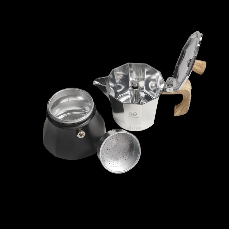 Outdoor Portable Aluminum Moka Pot