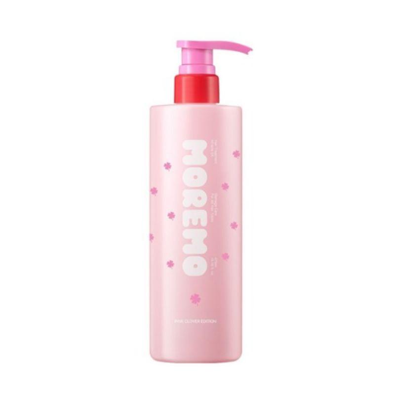 moremo Miracle Two X Clover Edition Hair Treatment Pink Fruity Floral Scent Deep Nourishing Hair Treatment 475ml