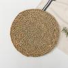 Natural Handmade Grass Weaving Pu Grass Meal Mat Weaving Sand Pot Insulation Mat Cup Mat Tea Mat