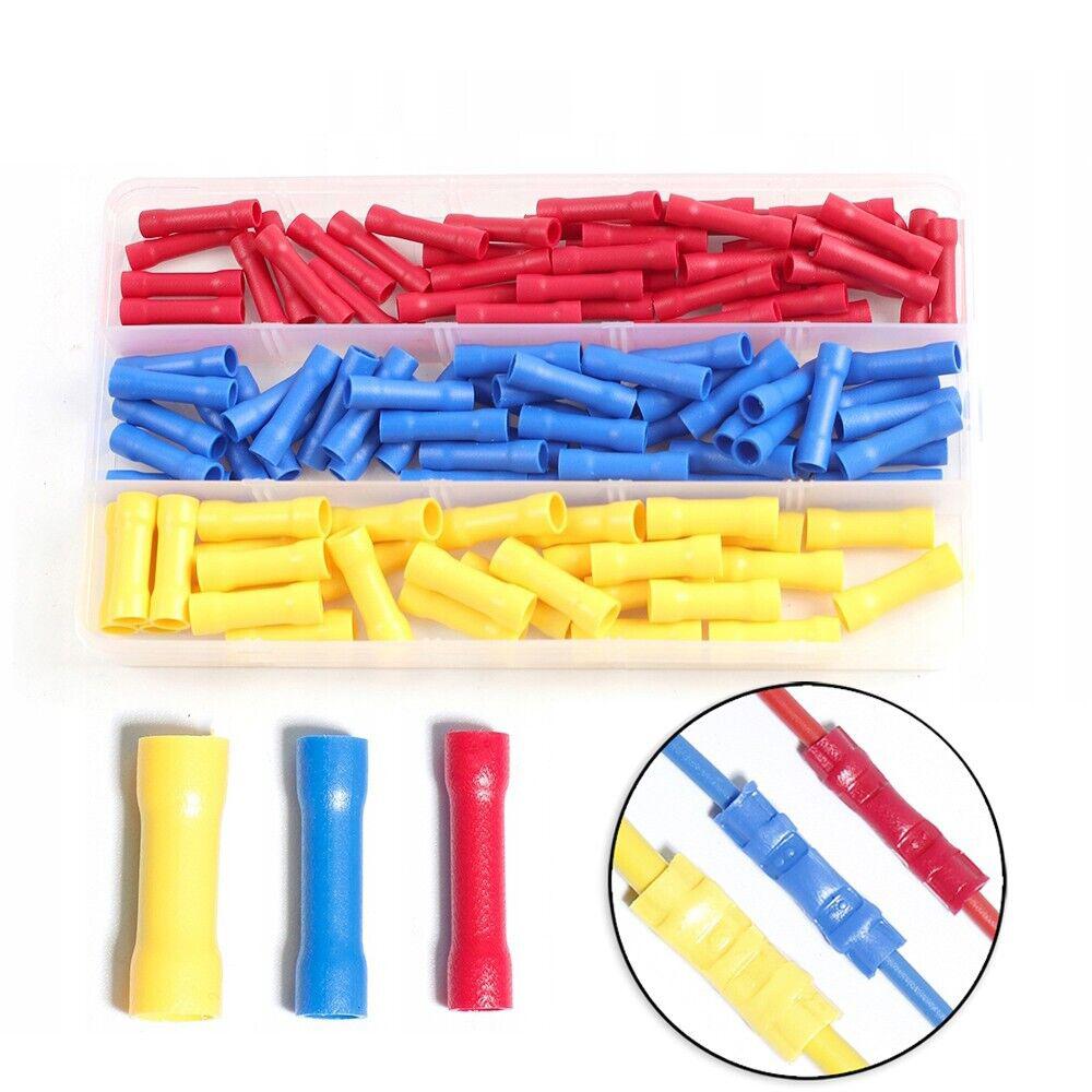 

120 шт ізольованих з’єднувачів електричних проводів Трубчасті мідні трубчасті клеми синій/жовтий