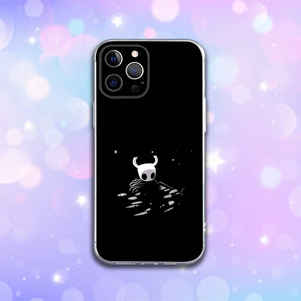 Game H-Hollow K-Knight Phone Case For iPhone 16e,16,15,14,13,12,11 Plus,Pro,Max,XR,XS,X,Plus,SE,Mini Transparent Soft Cover