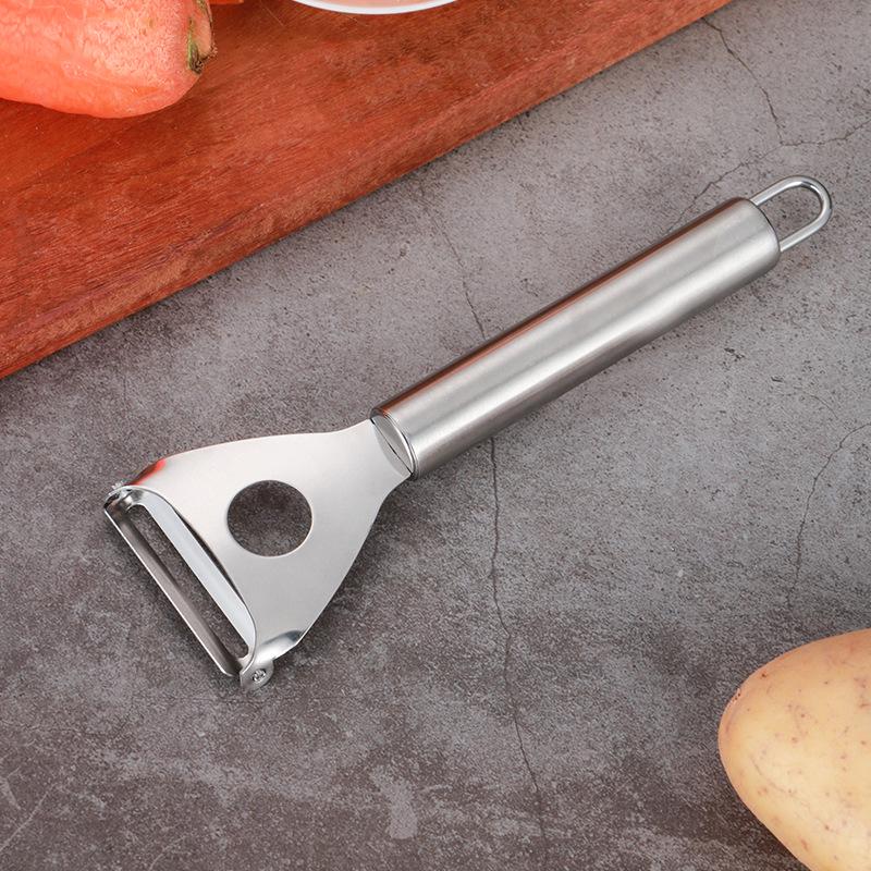 Stainless Steel Multi-Use Peeler for Melons, Fruits, and Vegetables