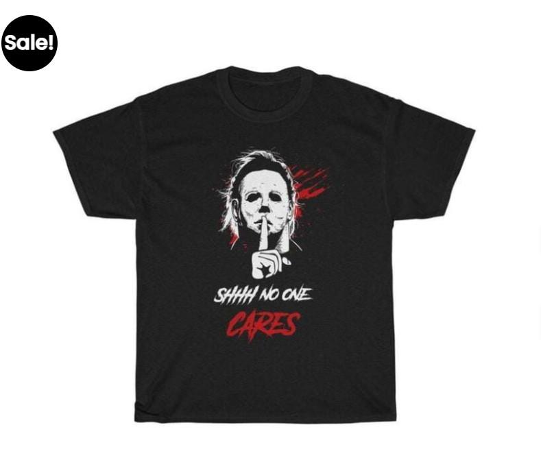 Halloween Horror Movie Michael Myers T Shirt Tops Tees Men's Women's