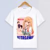 My Dress Up Darling Cartoon Short Sleeve Womens Summer Top Digital Print Anime Couple Harajuku Style Clothes T-Shirt