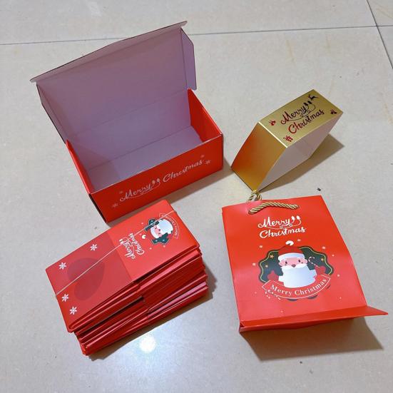 10 stk Eksplosjonsgaveeske God Jul Sprettpenger Gaveeske Pop-Up Overraskelsesgave