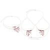 Foot Ornament Halloween Blood Drop Tassels Body Waist Chain for Women Girls