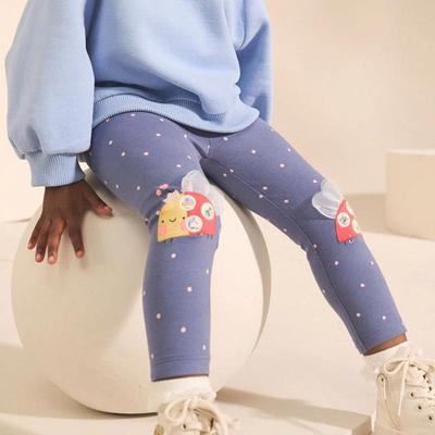 Leggings in Maglia da Ragazza per l'Autunno: Pantaloni Lunghi per Bambini