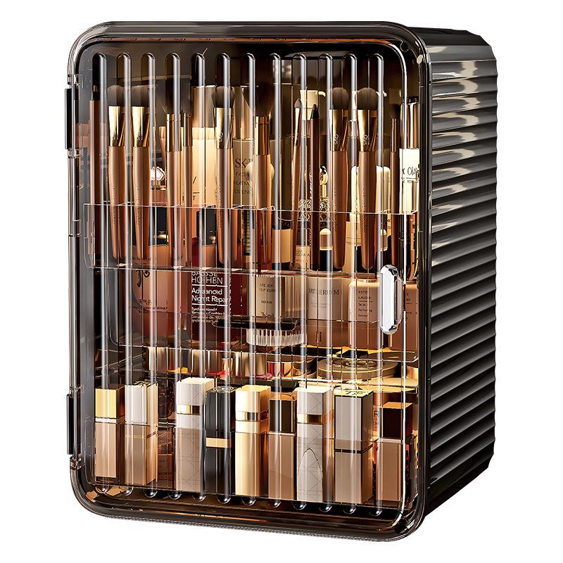 Minimalistische Staubdichte Kosmetik- & Hautpflege-Aufbewahrungsbox mit großer Kapazität