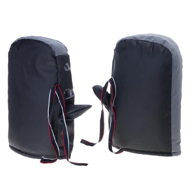Thermal Insulated Motorcycle Riding Gloves Windproof Reflective Handlebar Muffs Cover For Winter Riding