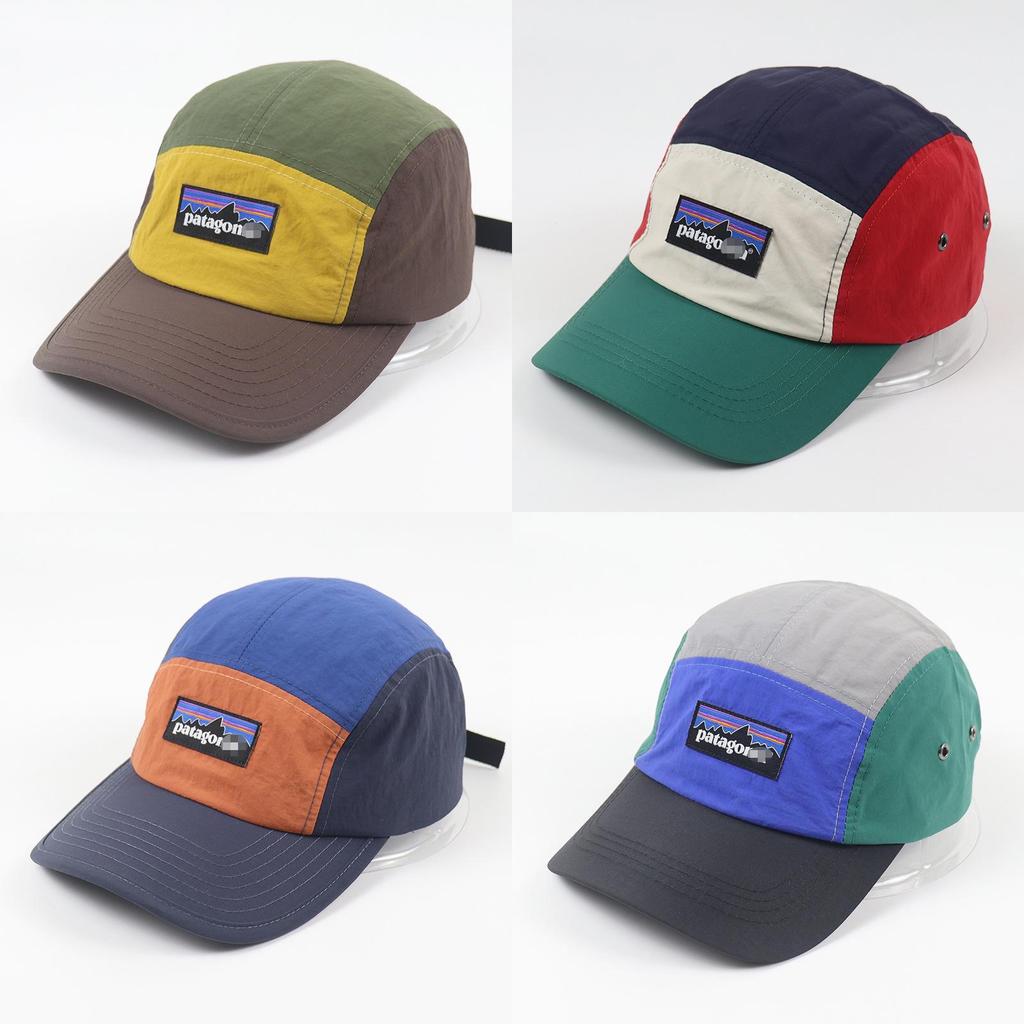 Vintage American Style Fivepanel Cap With Breathable Polyester For Outdoor Sun Protection