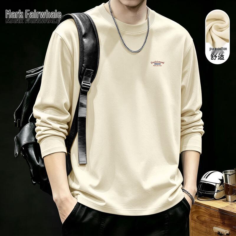 Mark Fairwhale Men's Long Sleeve Pure Cotton T-Shirt